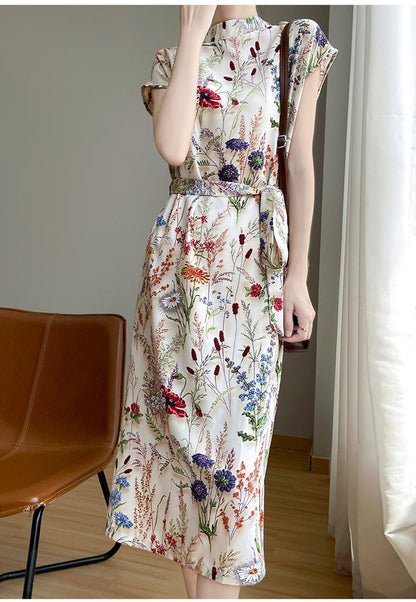 Chinese Floral Dress - Urban Nomads