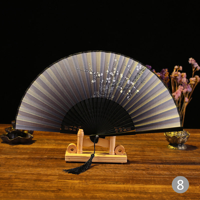 Zen Breeze Bamboo Folding Fan - Urban Nomads