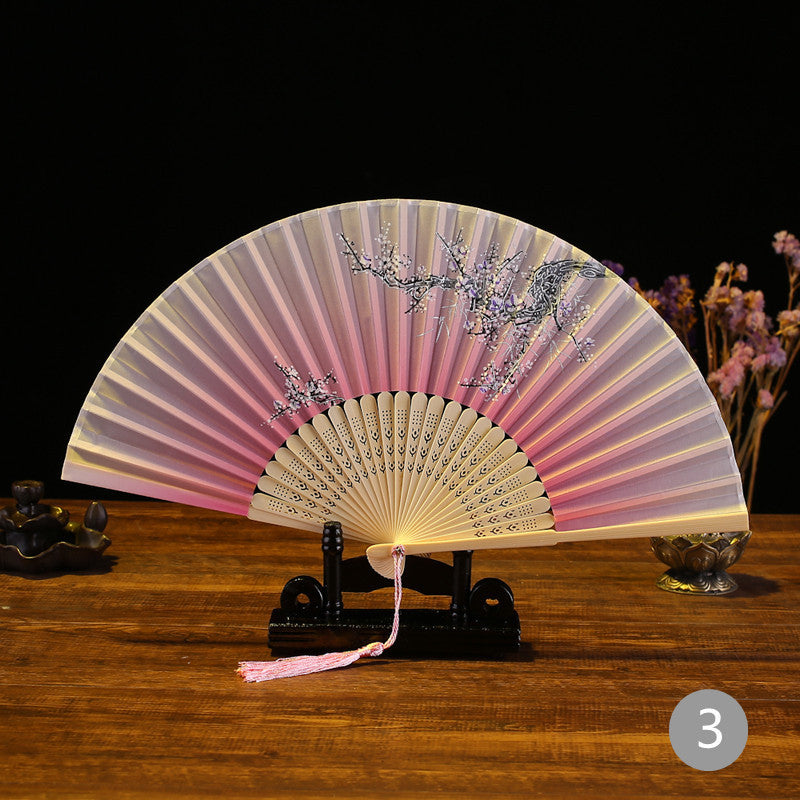 Zen Breeze Bamboo Folding Fan - Urban Nomads