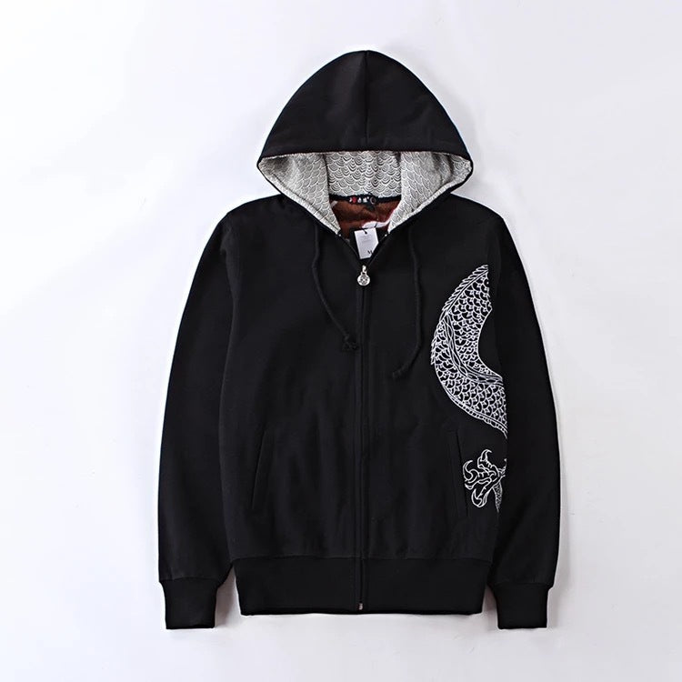 Unisex Embroidery Cotton-padded Coat - Urban Nomads