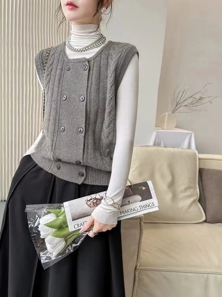 Sweater Vest Cardigan Women - Urban Nomads