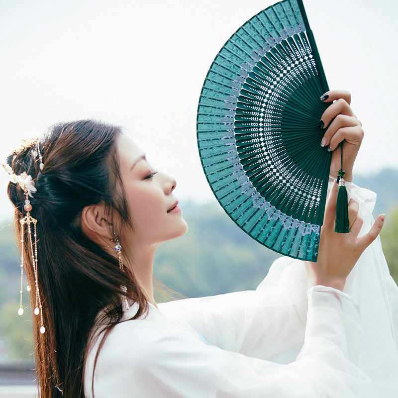 Empress Breeze Silk Fan - Urban Nomads