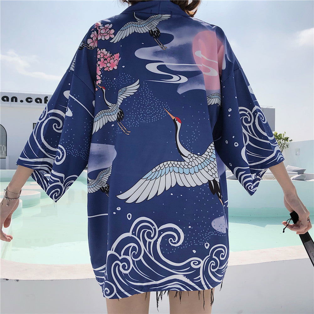 Retro Clan Style Japanese Kimono - Urban Nomads