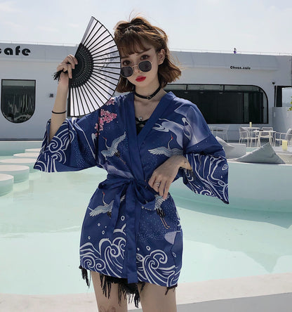 Retro Clan Style Japanese Kimono - Urban Nomads