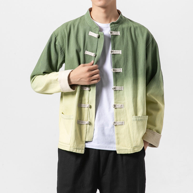 Men's Gradient Washed Old Jacket - Urban Nomads