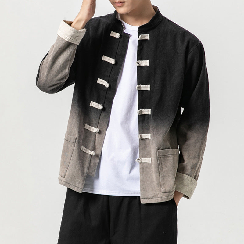 Men's Gradient Washed Old Jacket - Urban Nomads