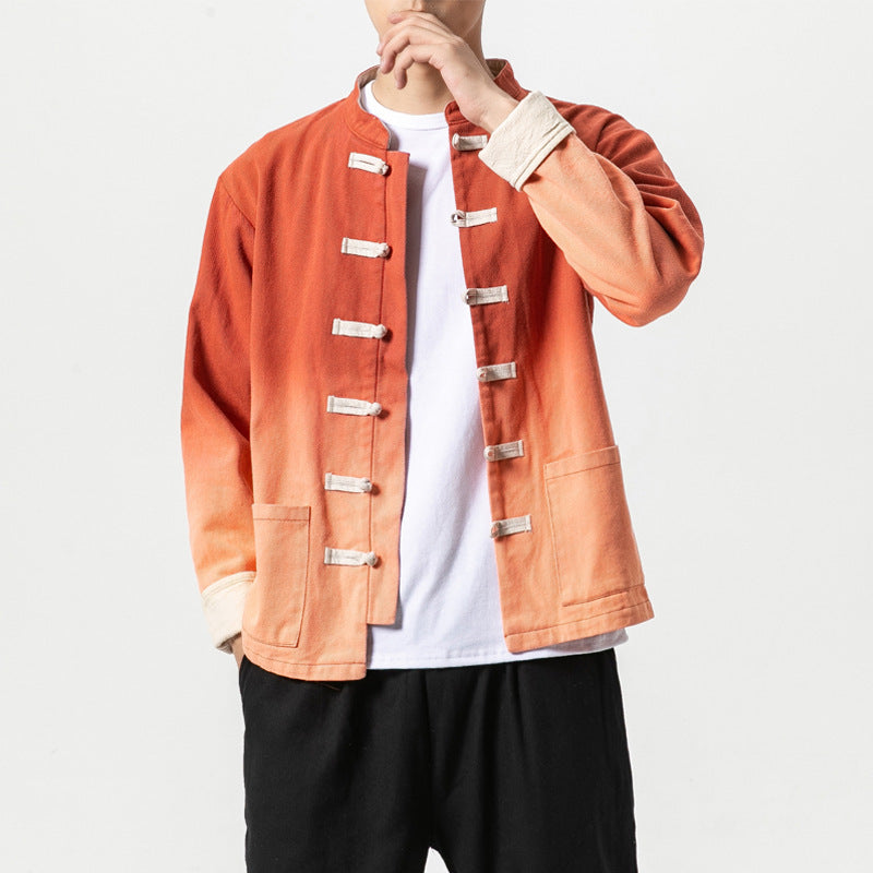 Men's Gradient Washed Old Jacket - Urban Nomads