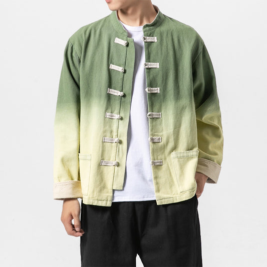 Men's Gradient Washed Old Jacket - Urban Nomads