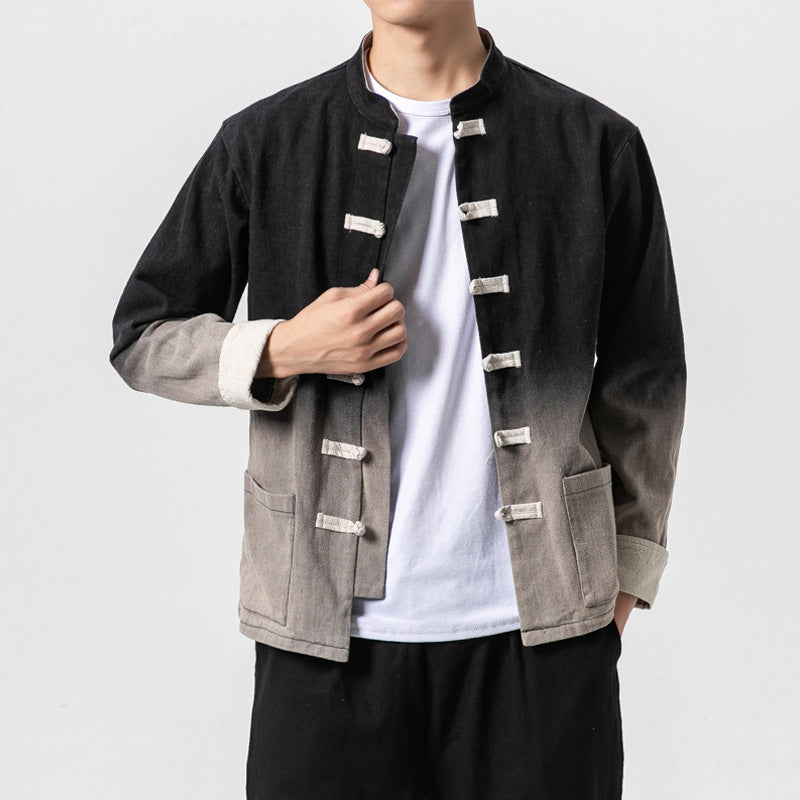 Men's Gradient Washed Old Jacket - Urban Nomads