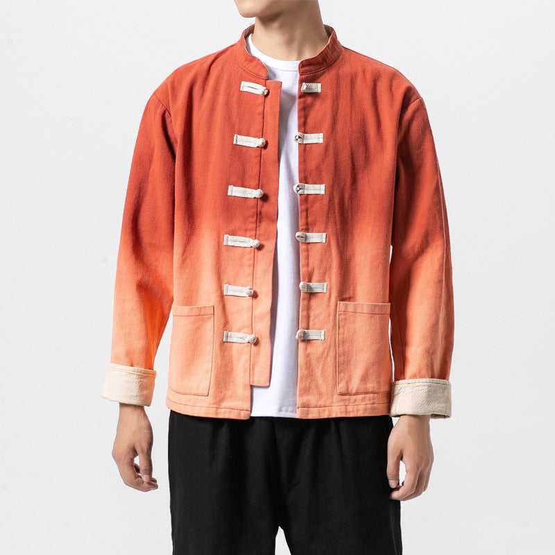 Men's Gradient Washed Old Jacket - Urban Nomads