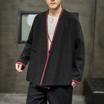 Mens Diagonal Hanfu - Urban Nomads