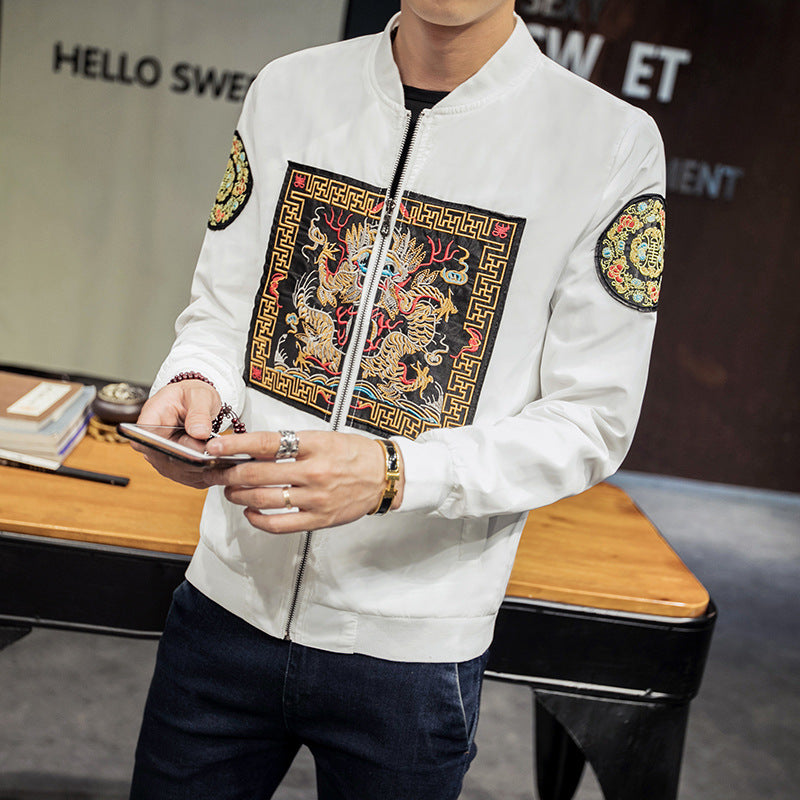 Chinese style jacket robe embroidery - Urban Nomads