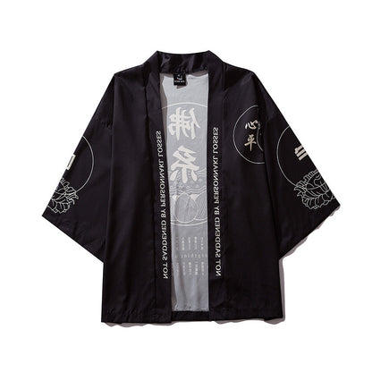 Men's japanese kimono cloak - Urban Nomads