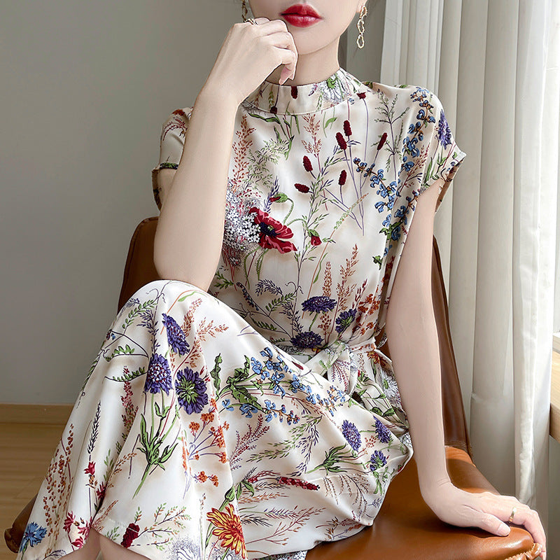 Chinese Floral Dress - Urban Nomads