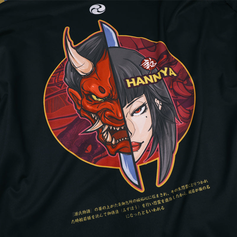 Mens Chinese style hannya print robes - Urban Nomads