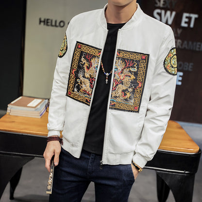 Chinese style jacket robe embroidery - Urban Nomads