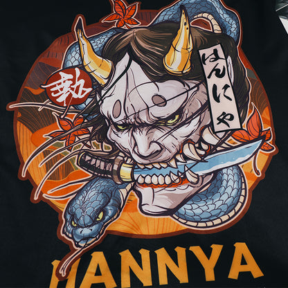 Mens Chinese style hannya print robes - Urban Nomads